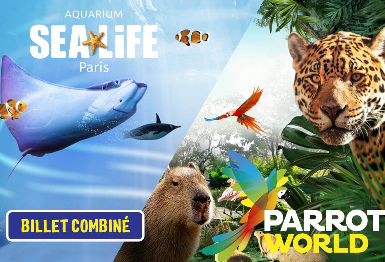 Billet Combiné - Parrot World Sea Life