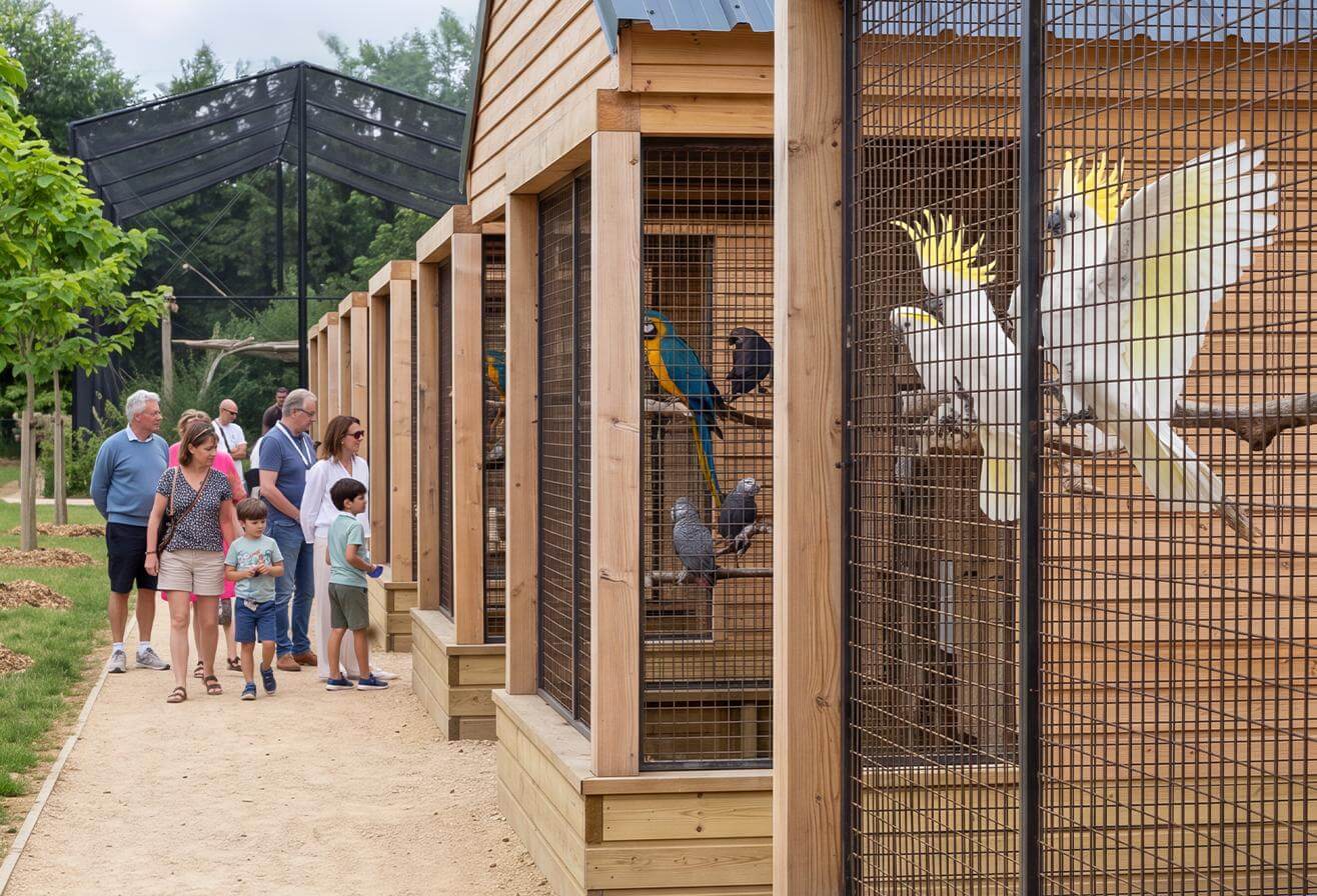 Le Sanctuaire de la Parrot Wildlife Foundation à Parrot World
