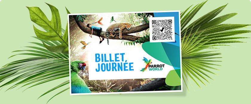 Tarifs préférentiels Parrot World pour les clients de l'Hôtel Les Suites du Domaine de Crécy