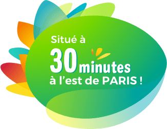 Situé à 30 minutes à l'Est de Paris